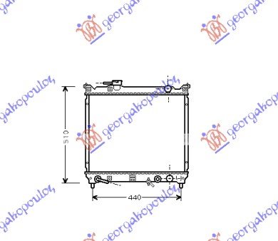 CONTENSER 1,6 16V+A/C(42,5x49