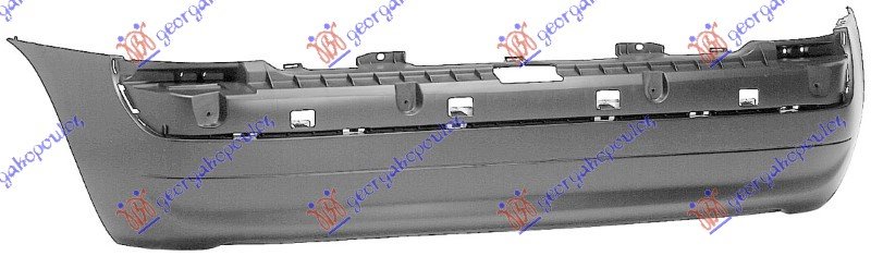 REAR BUMPER (W/OUT MOULDING)(EUROPE)