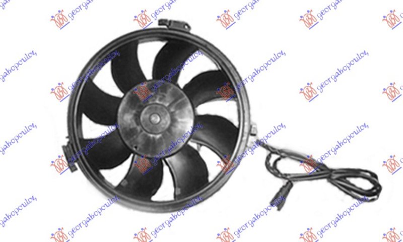 VENTILATOR KOMPL.(280mm)(OVAL.KONEKT)