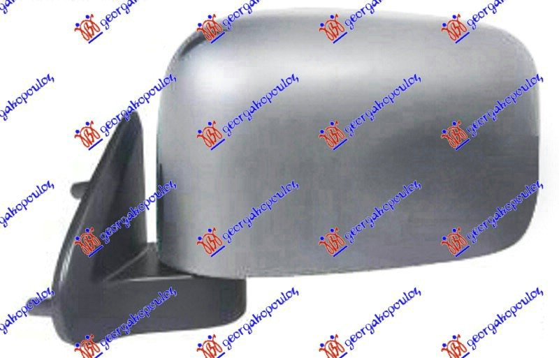 DOOR MIRROR MANUAL CHROME (DOUBLE CAB/4D