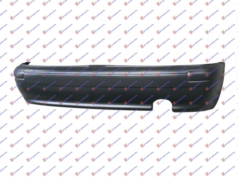 REAR BUMPER MAT BLACK