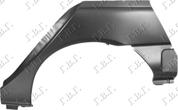 REAR WHEEL ARCHE 4 DOORS