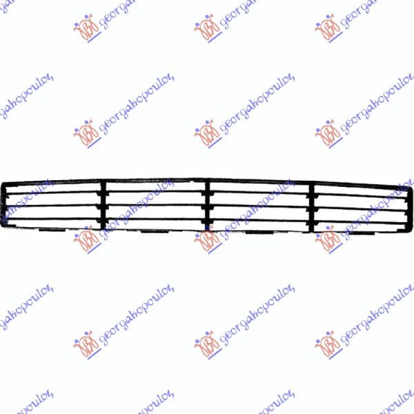 FR.BUMPER GRILLE W.F.LAMP -02