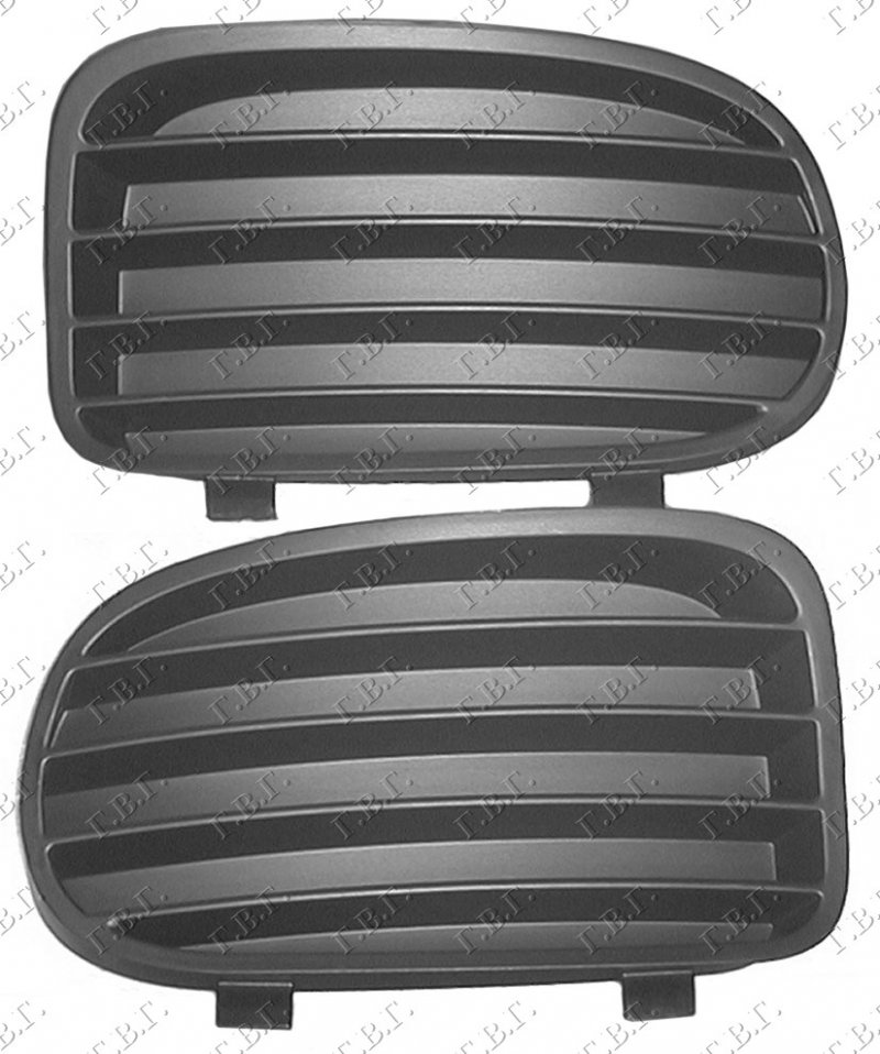 FR.BUMPER GRILL KIT WITHOUT F.LAMPS(SET)