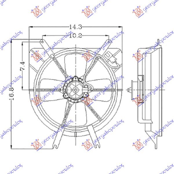 VENTILATOR KOMPLET