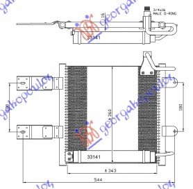 CONDENSER PETR (33,5x36,5)