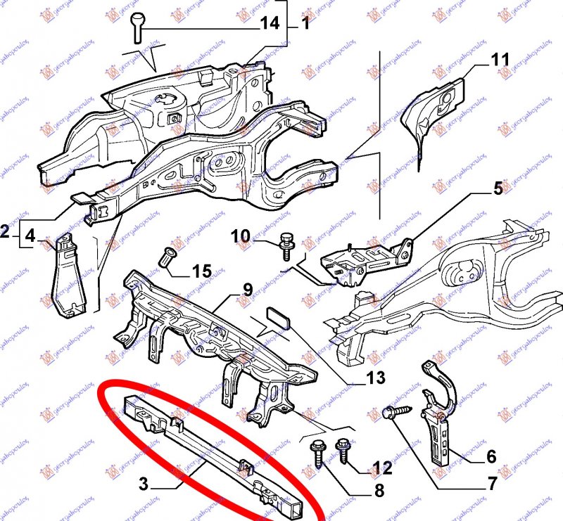 SHINA E PARAKOLPIT/BRANIKUT PARA -04