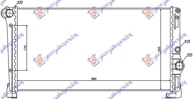 HLAD MOT.  1.3JTD (58x31x3.8)MARELLI TIP