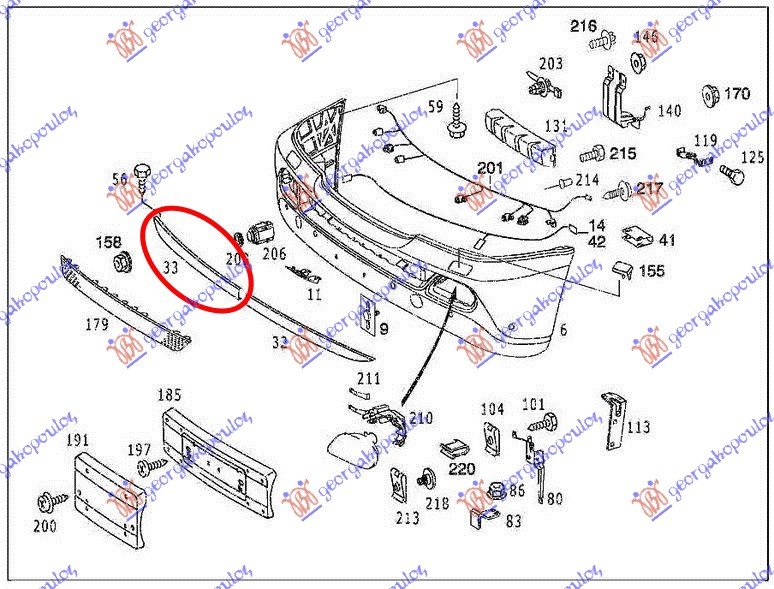 FRONT BUMPER SIDE SPOILER 02-