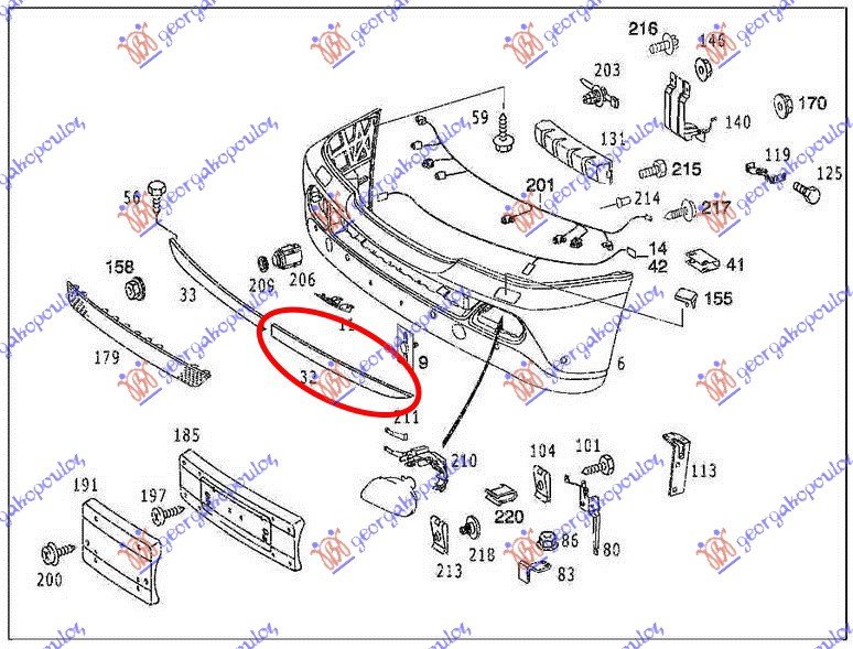 FRONT BUMPER SIDE SPOILER 02-