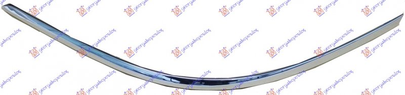 REAR BUMPER MOULDING CHROME 08-