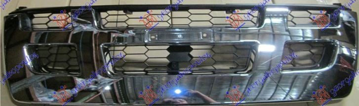 GRILLE CHROME/BLACK 4WD 05-