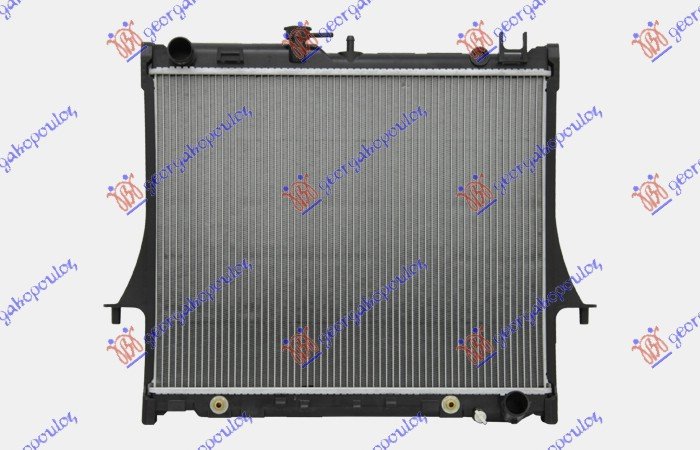 RADIATOR (47,5x59x2,5)A/T. 2.5-3.0DiTD