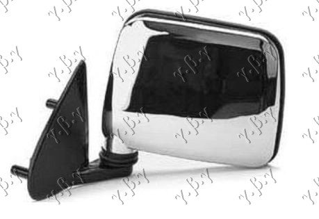 DOOR MIRROR MANUAL CHROME (DOUBLE CAB/4D