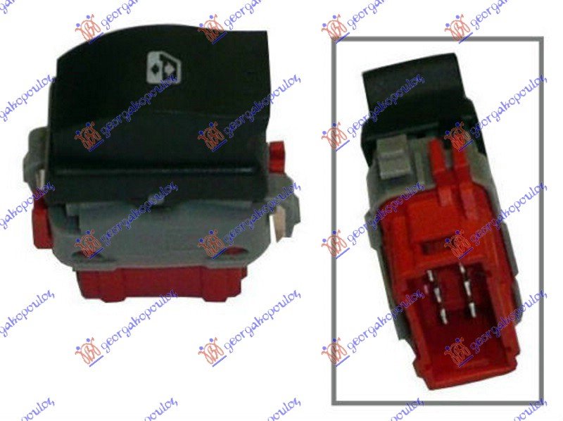 DOOR SWITCH FR. (Single) RED PLUG