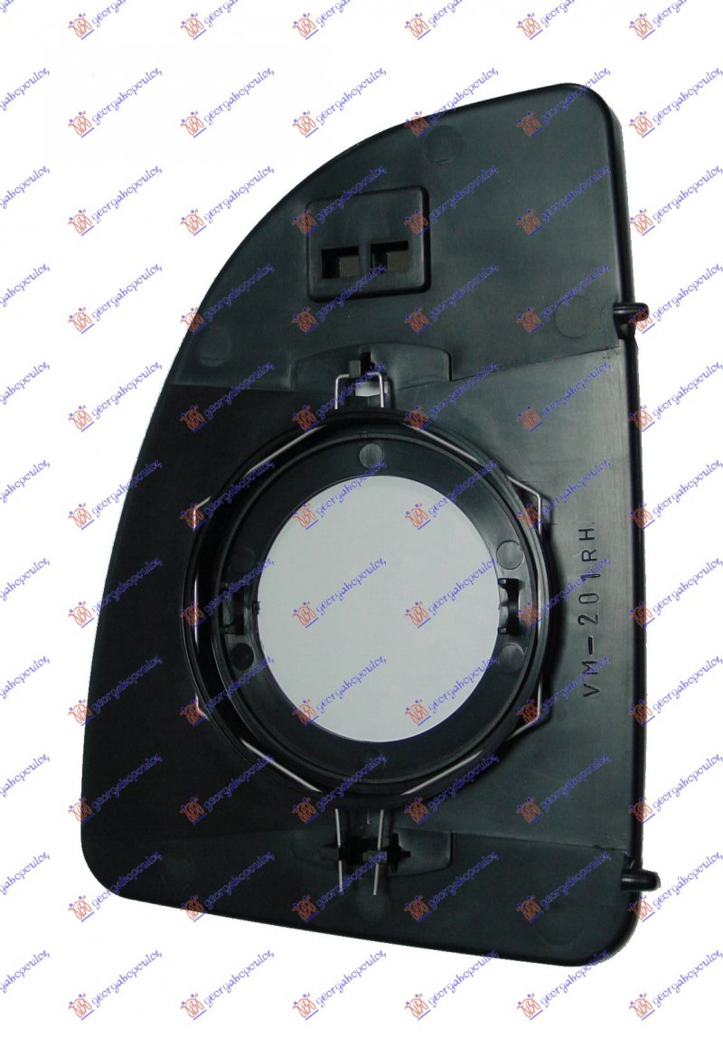 DOOR MIRROR GLASS 99- (UPPER PART)