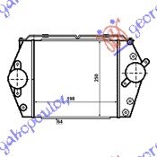 RAD.INTERCOOLER 2,0 CiTD (19x20x64)