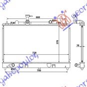 RADIATOR 2.3i16V-2.0CiTD(73x37)02-07