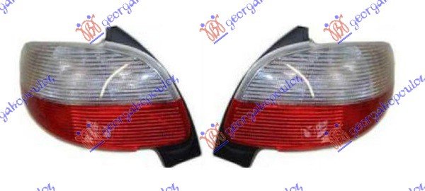 TAIL LAMP RED/CLEAR SET