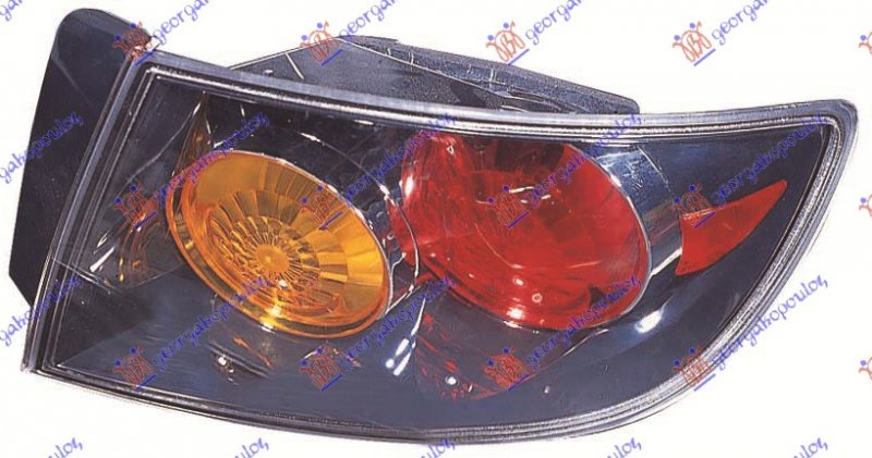 TAIL LAMP OUTER BLACK 4D -06 (E)