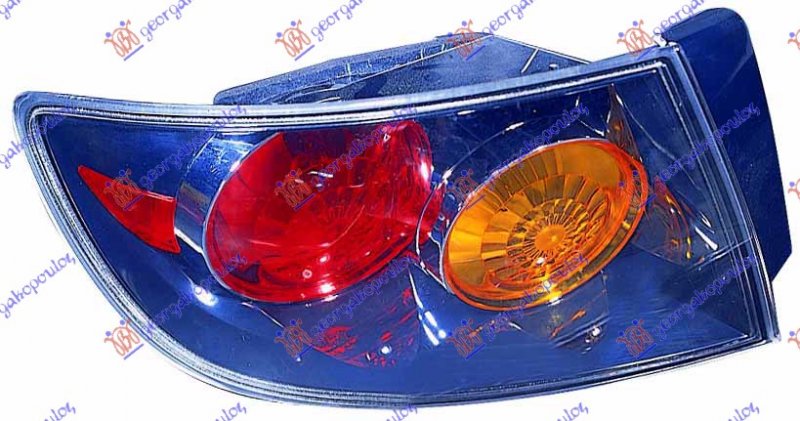 TAIL LAMP OUTER BLACK 4D -06 (E)