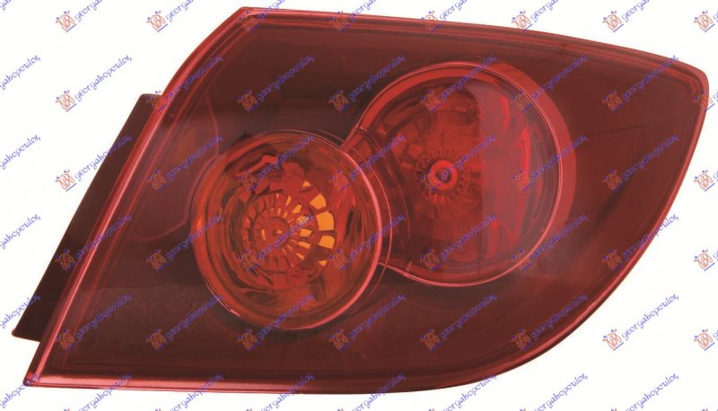 TAIL LAMP OUTER RED 5D -06 ()