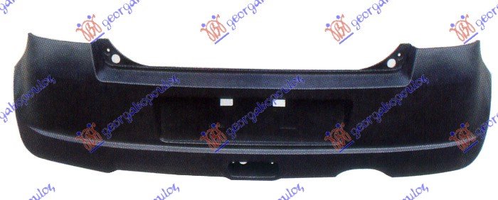 REAR BUMPER PRIMED -08 (B QUALITY)