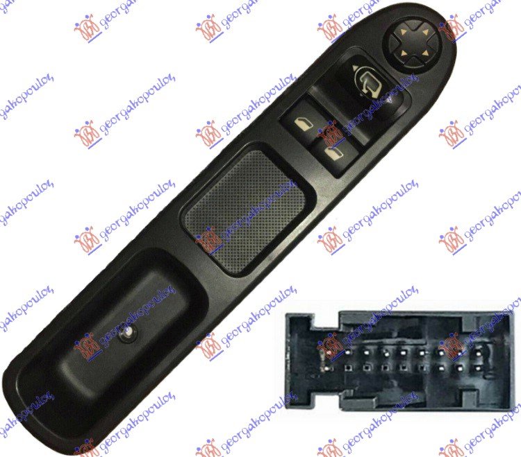 DOOR/MIRROR SWITCH AUTO (Doub)(12-13pin)