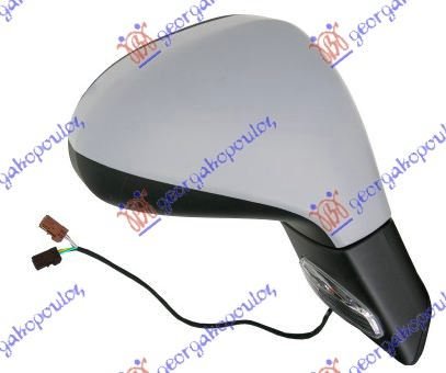 DR MIRROR ELEC. HEAT. FOLD. W/LAMP W/SEN