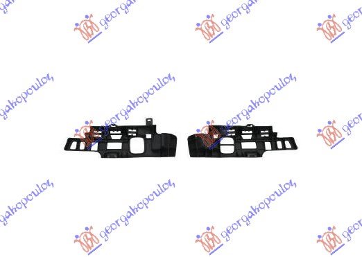 RR BUMPER SIDE BRACKET PLASTIC SDN (SET)