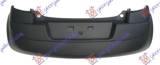 REAR BUMPER 3/5D (W/MOULDING)