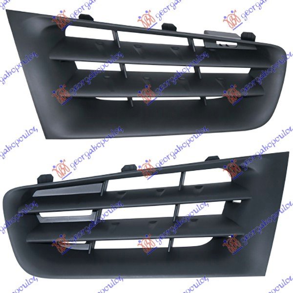 UPPER GRILLES BLACK (SET)