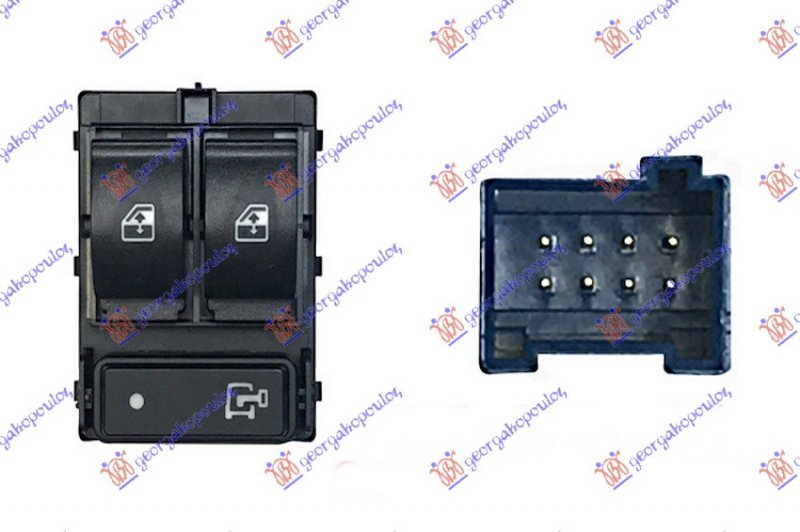 DOOR SWITCH FR. (Double W/lock)(8pin)