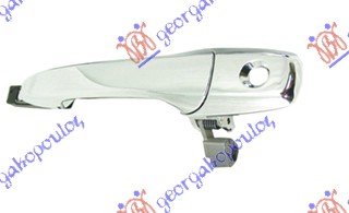 DOOR HANDLE FRONT OUTER CHROME