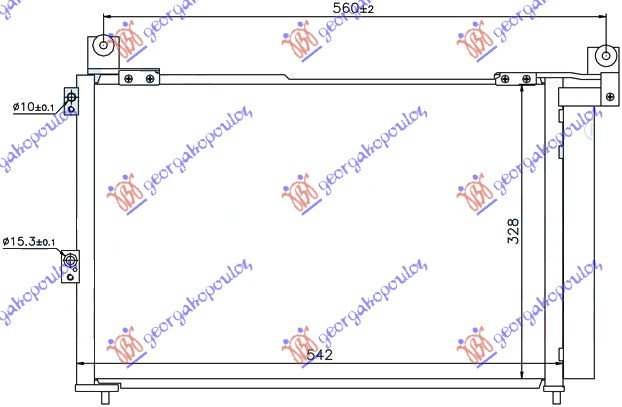 CONDENSER 2,5-3,0 TDCi (54x35,2)