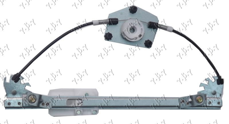 REAR WINDOW REGULATOR ELEC (W/O MOTOR)