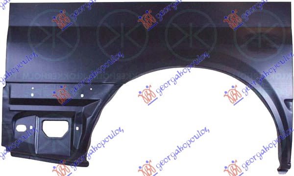 REAR FENDER 1,28cm(SHORT TAIL BODY ASSY