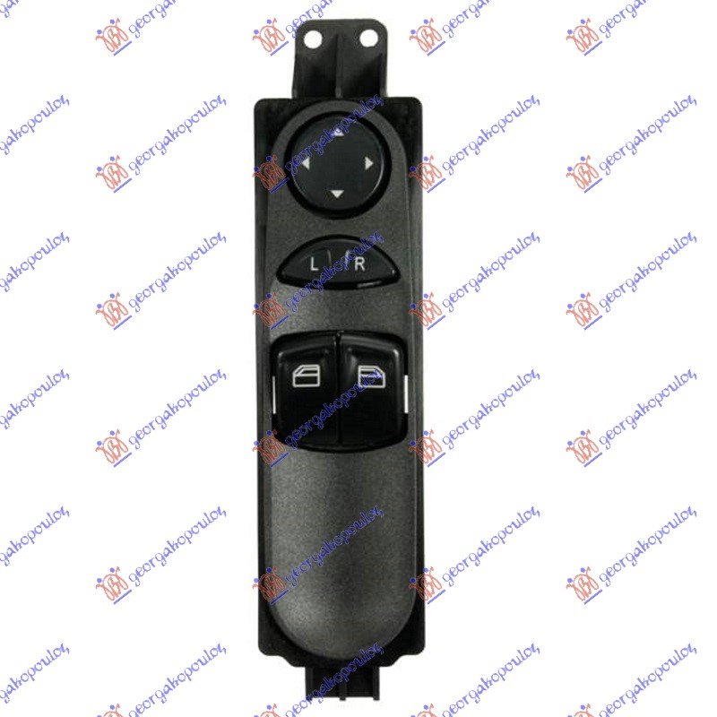 DOOR/MIRROR SWITCH BLACK (Double)(7pin)