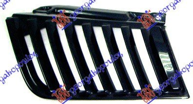 GRILLE PIECE BLACK DOUBLE CAB 4D