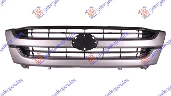 GRILLE 2WD SILVER GRAY