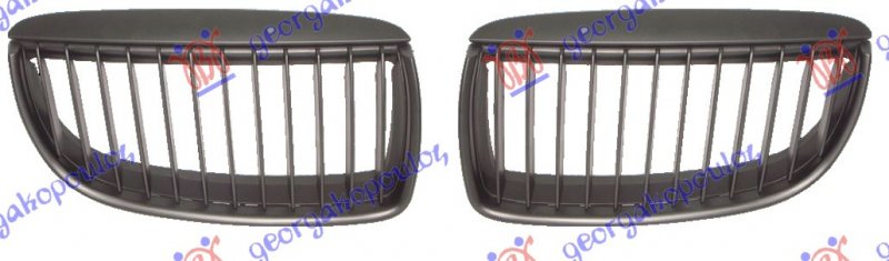 GRILLE SIDE  HOOD MOULD. BLACK (SET)