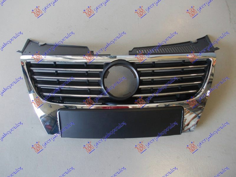 GRILLE ASSY (/CHROME/BLACK NET) LOGO HOL