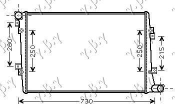 RADIATOR 2.0 TFSi - 2.0 Tdi (650x450)