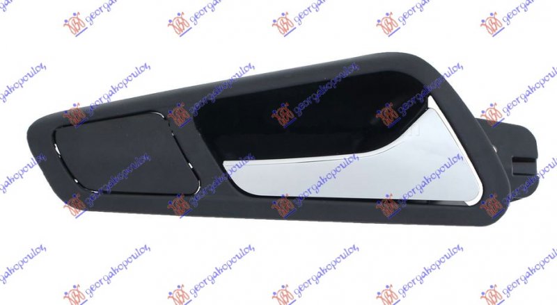 DOOR HANDLE FRONT INNER CHROME/BLACK