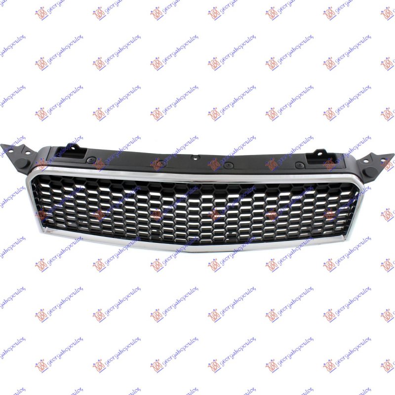 GRILLE W/CHROME MOULD.