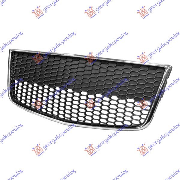 FR. BUMPER LOWER GRILLE W/CHROME FRAME