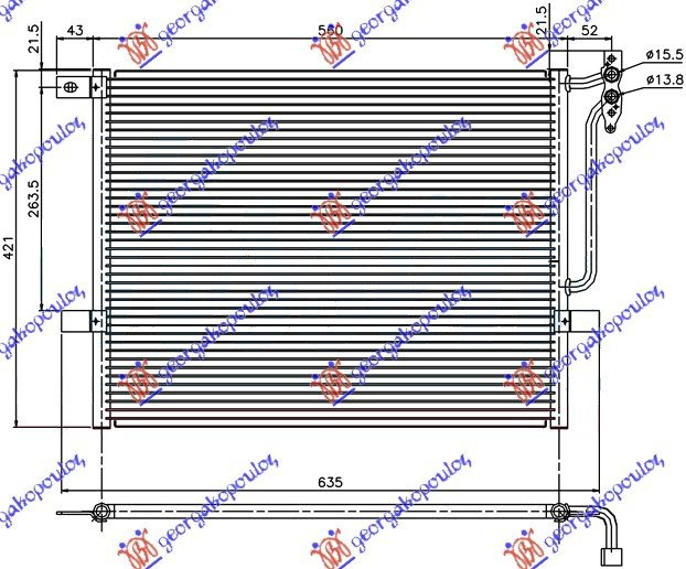 CONDENSER (52x42x1,6)