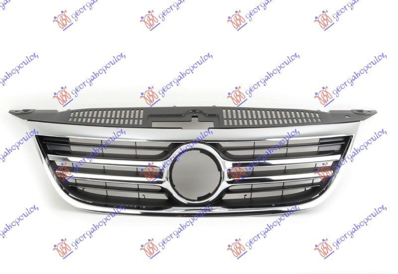 GRILLE BLACK W/CHROME MOULDINGS