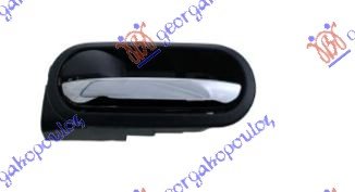 DOOR HANDLE REAR INNER CHR/BLACK