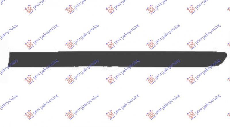 REAR DOOR MOULDING (5D) BLACK